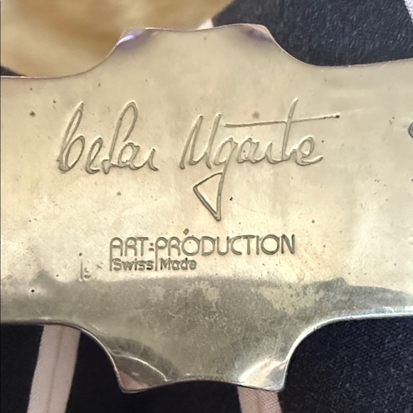 Cesar Ugarte Silver Swiss Made Belt Buckle - Picture 1 of 5